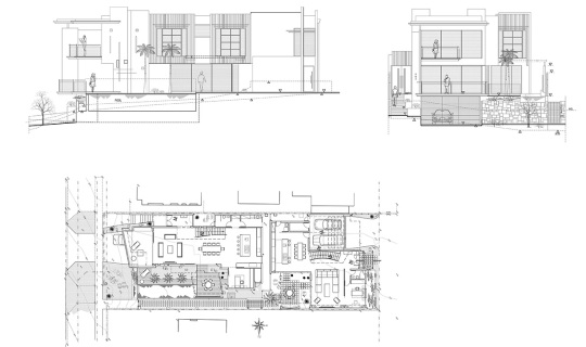 Holbeck Residence - Drawing Elevation Floor Plan